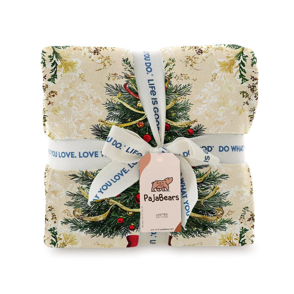 Pajabear Fleece Blanket Classic Christmas Tree