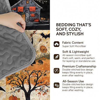 Pajabear Quilt 3-Piece Set Spooky Chic