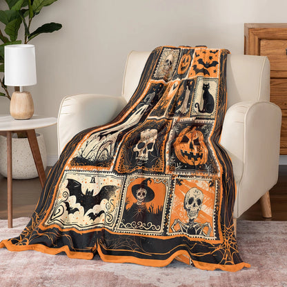Pajabear Fleece Blanket Mystic Halloween Charm