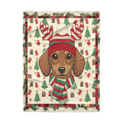 Pajabear Fleece Blanket Jolly Wiener