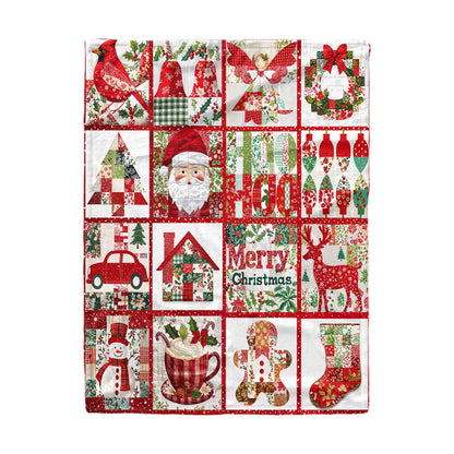 Pajabear Fleece Blanket Merry Christmas