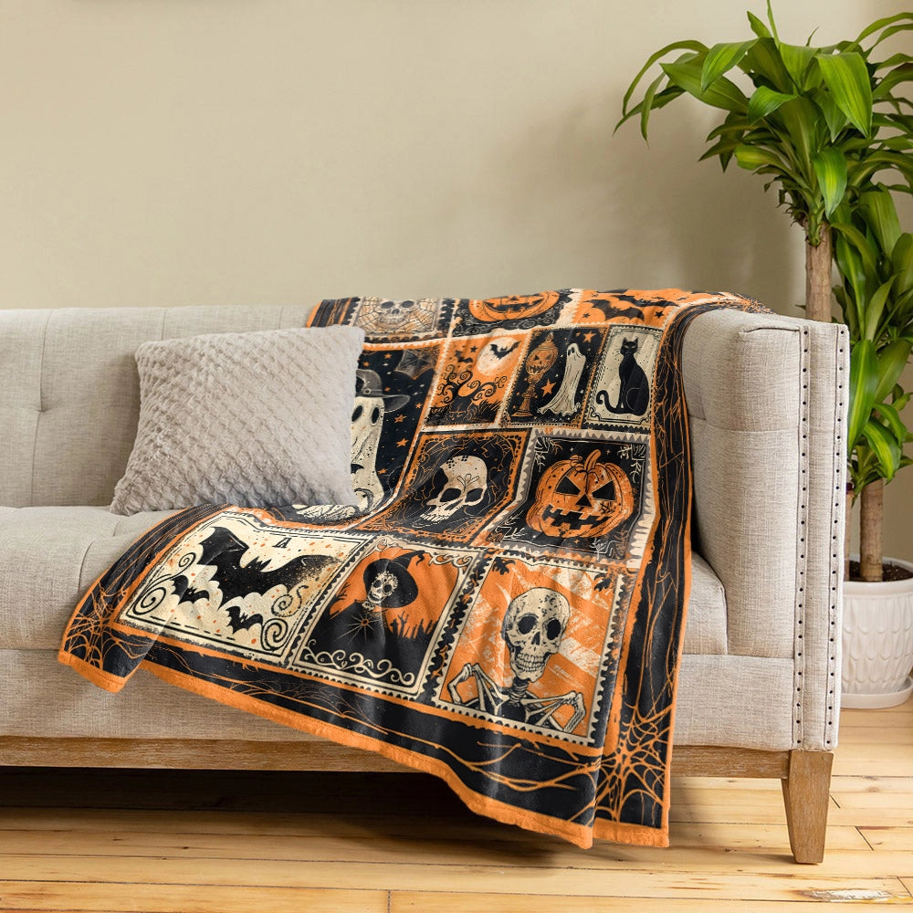 Pajabear Fleece Blanket Mystic Halloween Charm
