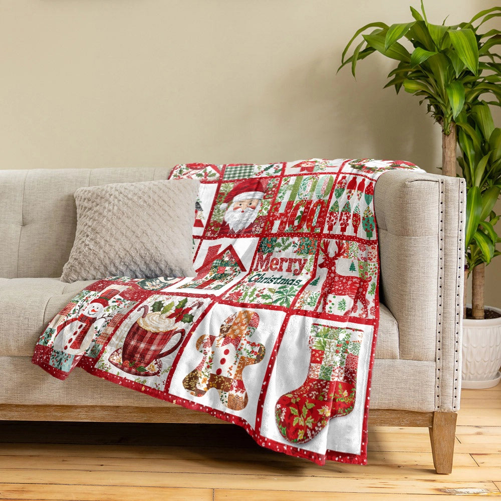 Pajabear Fleece Blanket Merry Christmas