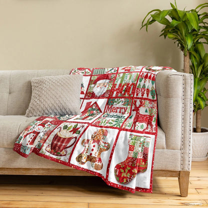 Pajabear Fleece Blanket Merry Christmas