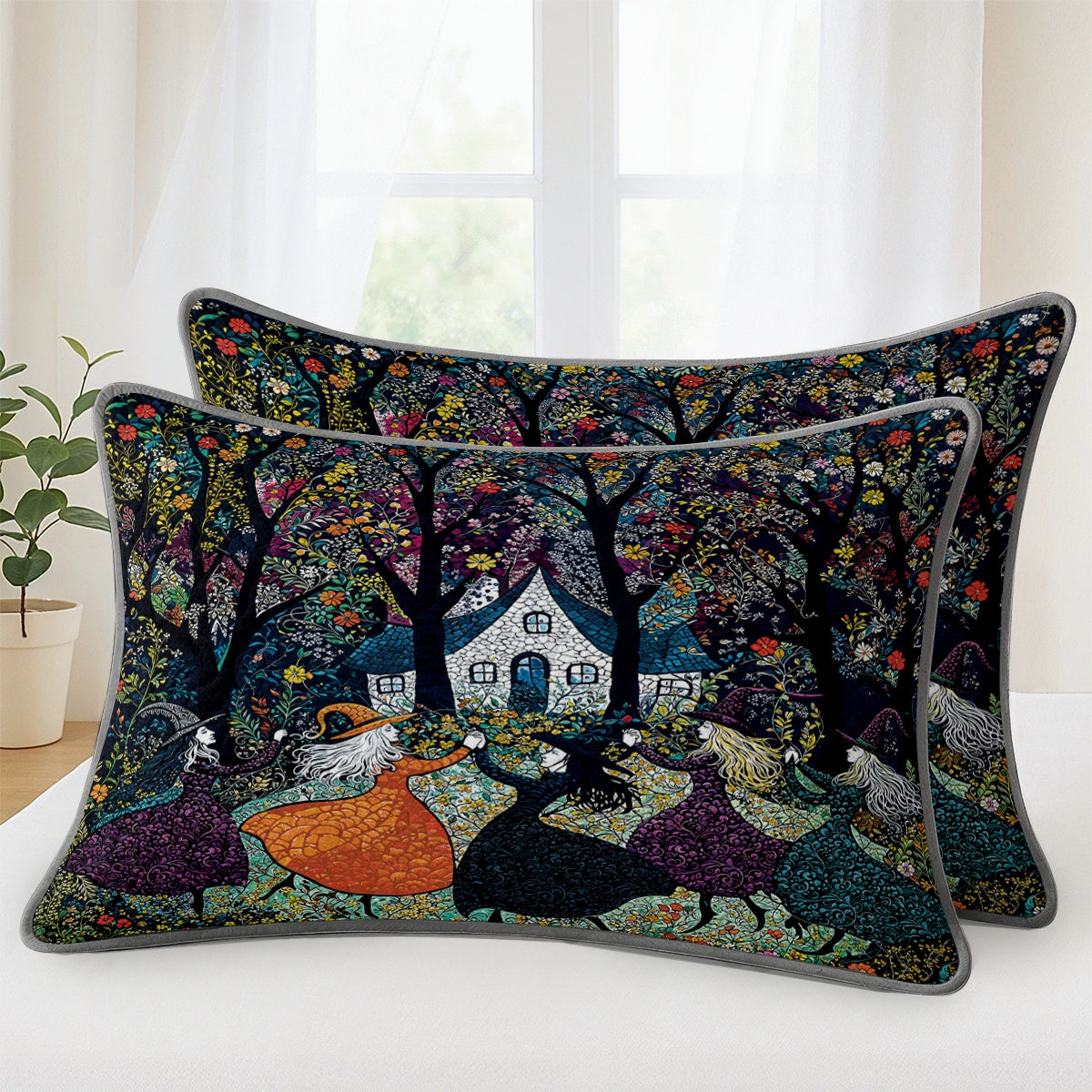 Pajabear Quilt 3-Piece Set Beautiful Witchy Woman