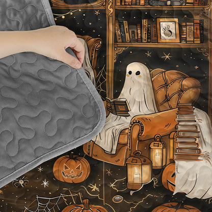 Pajabear All Season Quilt 3-Piece Set Halloween Book Club