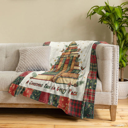 Pajabear Fleece Blanket Stories Of Christmas