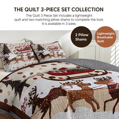 Pajabear Quilt 3-Piece Set Jolly Wiener