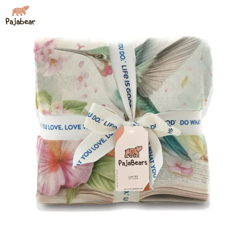 Reading Fabric Pajabear® Fleece Blanket Dream Nl09
