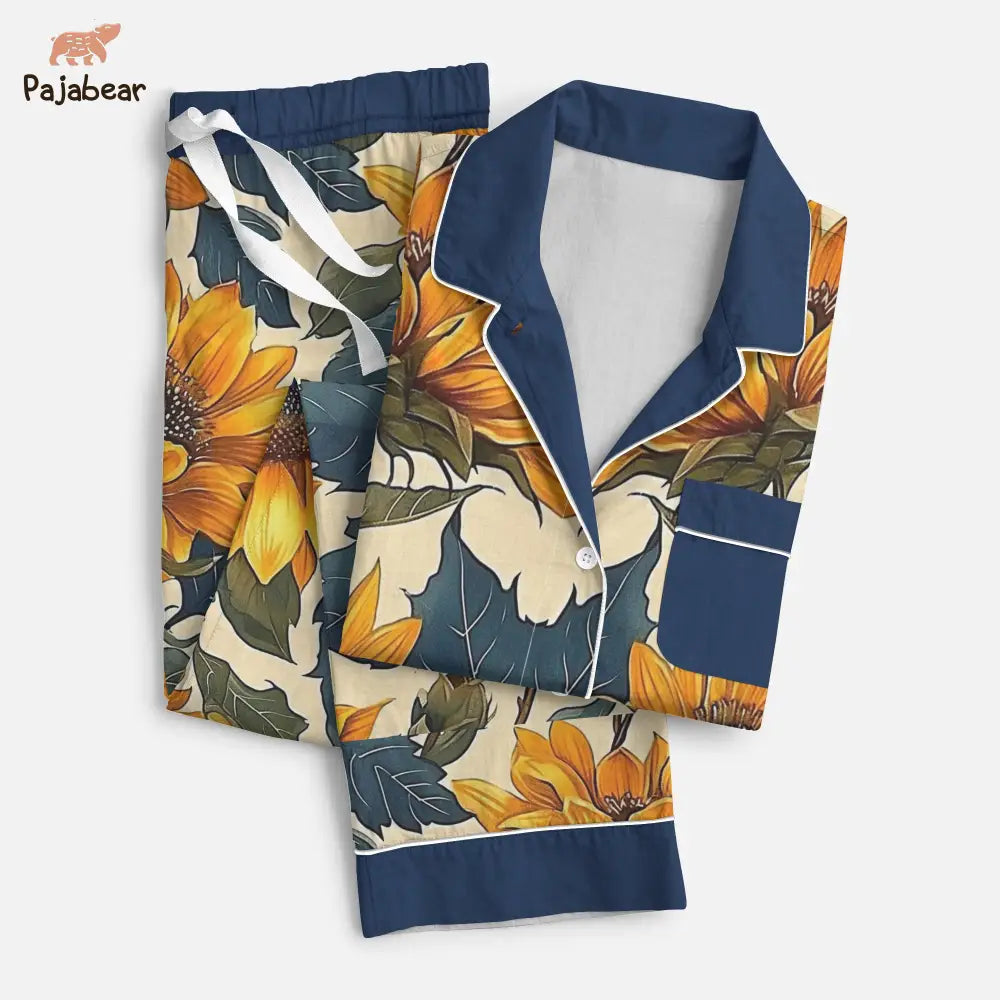Sunflower Pajabear® Top & Pant Pajama Set Charming Nl09 Shirt - Xs / Pants Blue
