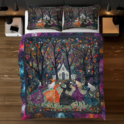 Pajabear 3 Pieces Duvet Cover Set Beautiful Witchy Woman