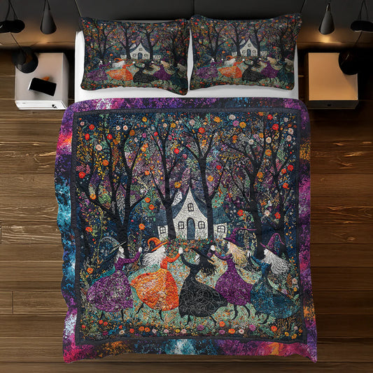 Pajabear 3 Pieces Duvet Cover Set Beautiful Witchy Woman
